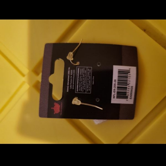 49ERS Jersey French Hook Earrings - Picture 2 of 2